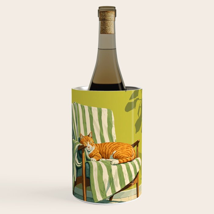 Sleeping Ginger Cat Sunshine Wine Chiller Gallery Image 1