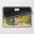 Sleeping Ginger Cat Sunshine Laptop Sleeve Gallery Image 2