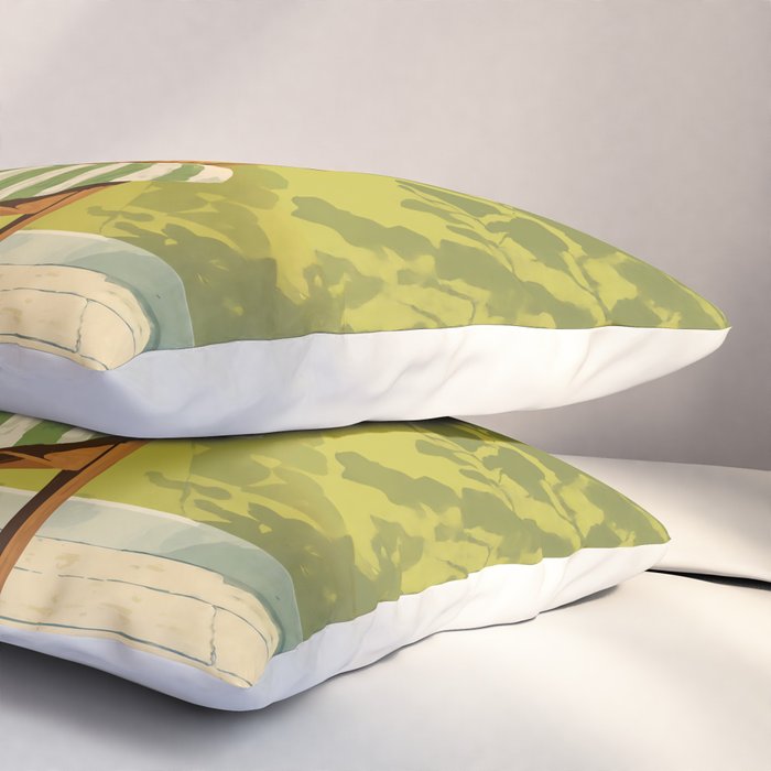 Sleeping Ginger Cat Sunshine Pillow Sham Gallery Image 3
