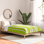 Classic Stripes XXXVIII - Lime Green Comforter Gallery Image 2