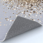 Sparkling Glam Gold Glitter Glam #1 (Faux Glitter) #shiny #decor #art #society6 Rug Gallery Image 4