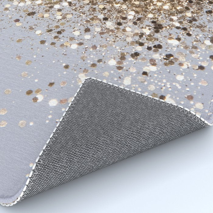 Sparkling Glam Gold Glitter Glam #1 (Faux Glitter) #shiny #decor #art #society6 Rug Gallery Image 4