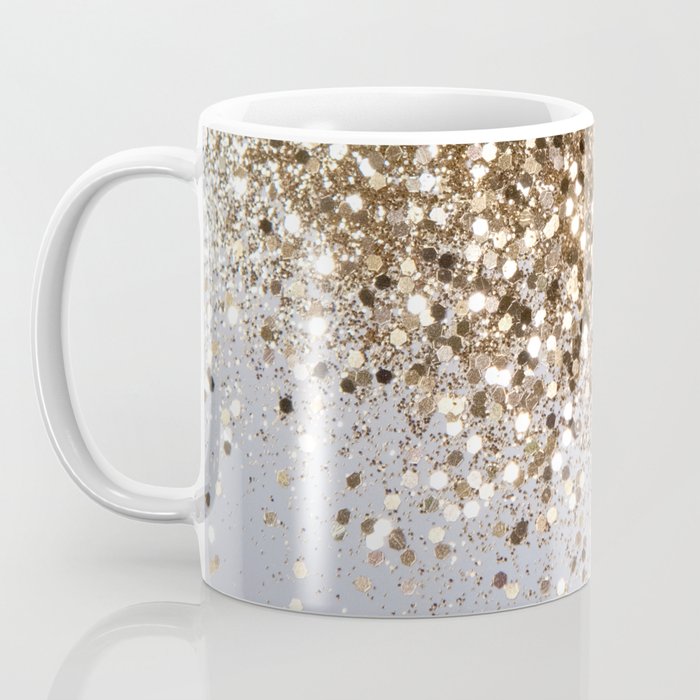 Sparkling Glam Gold Glitter Glam #1 (Faux Glitter) #shiny #decor #art #society6 Coffee Mug Gallery Image 3