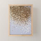 Sparkling Glam Gold Glitter Glam #1 (Faux Glitter) #shiny #decor #art #society6 Mini Art Print Gallery Image 1