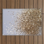 Sparkling Glam Gold Glitter Glam #1 (Faux Glitter) #shiny #decor #art #society6 Outdoor Rug Gallery Image 1