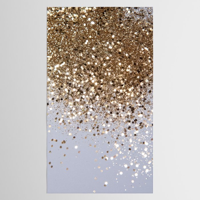 Sparkling Glam Gold Glitter Glam #1 (Faux Glitter) #shiny #decor #art #society6 Tablecloth Gallery Image 2