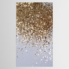 Sparkling Glam Gold Glitter Glam #1 (Faux Glitter) #shiny #decor #art #society6 Tablecloth Gallery Image 2