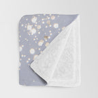 Sparkling Glam Gold Glitter Glam #1 (Faux Glitter) #shiny #decor #art #society6 Throw Blanket Gallery Image 3