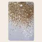 Sparkling Glam Gold Glitter Glam #1 (Faux Glitter) #shiny #decor #art #society6 Cutting Board Gallery Image 1