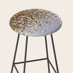Sparkling Glam Gold Glitter Glam #1 (Faux Glitter) #shiny #decor #art #society6 Stool Gallery Image 2
