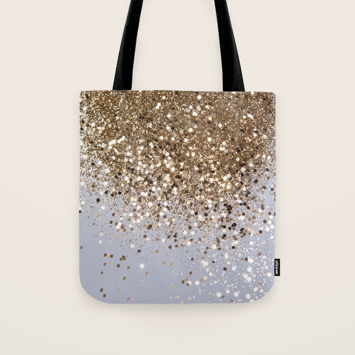 Sparkling Glam Gold Glitter Glam #1 (Faux Glitter) #shiny #decor #art #society6 Tote Bag Gallery Image 1