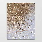 Sparkling Glam Gold Glitter Glam #1 (Faux Glitter) #shiny #decor #art #society6 Notebook Gallery Image 4