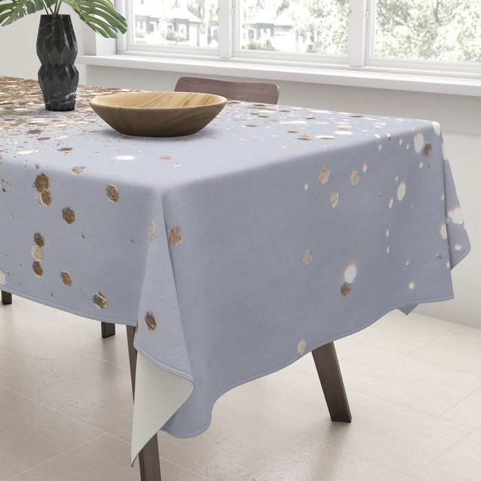 Sparkling Glam Gold Glitter Glam #1 (Faux Glitter) #shiny #decor #art #society6 Tablecloth Gallery Image 3