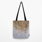 Sparkling Glam Gold Glitter Glam #1 (Faux Glitter) #shiny #decor #art #society6 Tote Bag Gallery Image 2