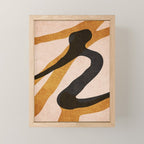 ABSTRACT ALPHABET / Script R Mini Art Print Gallery Image 1