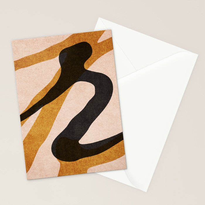 ABSTRACT ALPHABET / Script R Stationery Card Gallery Image 2