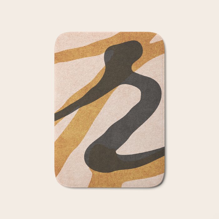 ABSTRACT ALPHABET / Script R Bath Mat Gallery Image 1