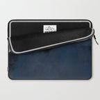 Abstract, blue, beige, indigo Laptop Sleeve Gallery Image 2