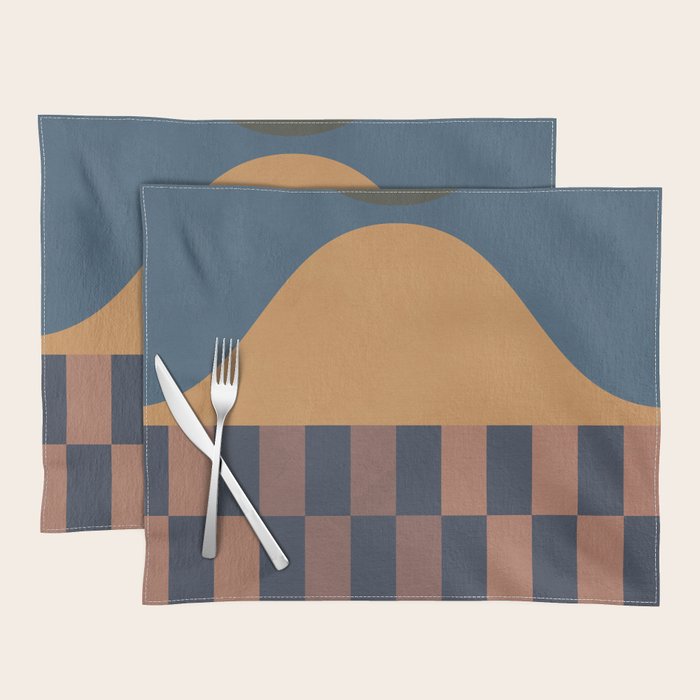 Modern geometric shapes 51 Placemat Gallery Image 1