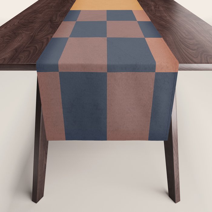 Modern geometric shapes 51 Table Runner Gallery Image 1