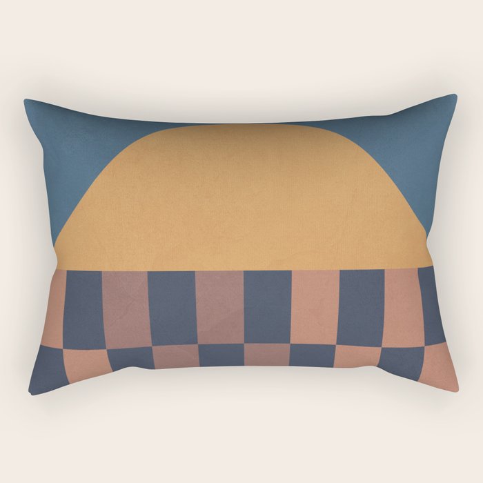 Modern geometric shapes 51 Rectangular Pillow Gallery Image 2