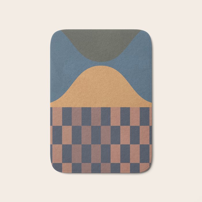 Modern geometric shapes 51 Bath Mat Gallery Image 1