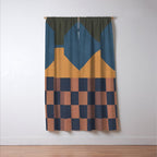 Modern geometric shapes 51 Window Curtain Gallery Image 3