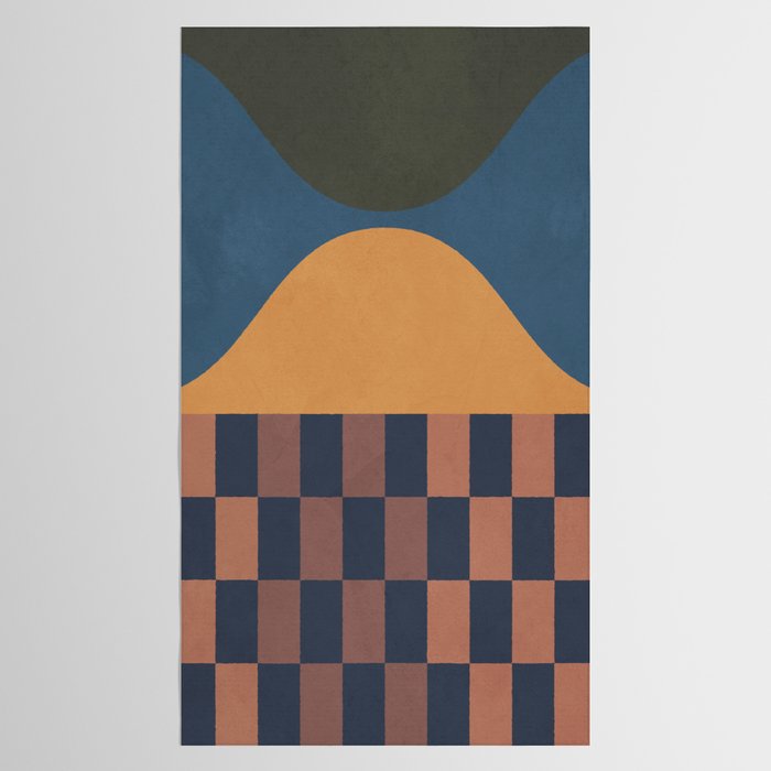 Modern geometric shapes 51 Tablecloth Gallery Image 2