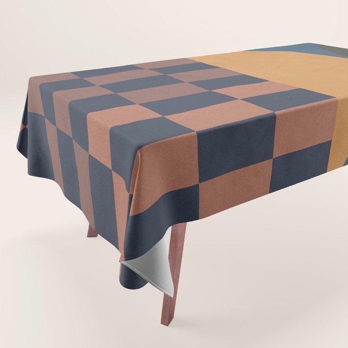 Modern geometric shapes 51 Tablecloth Gallery Image 1