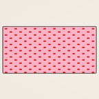Y2K Cherries - Pink Pattern Miniature Desk Mat Gallery Image 3