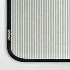 linen textured stripes - sage Laptop Sleeve Gallery Image 3