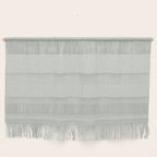 linen textured stripes - sage Wall Hanging Gallery Image 1
