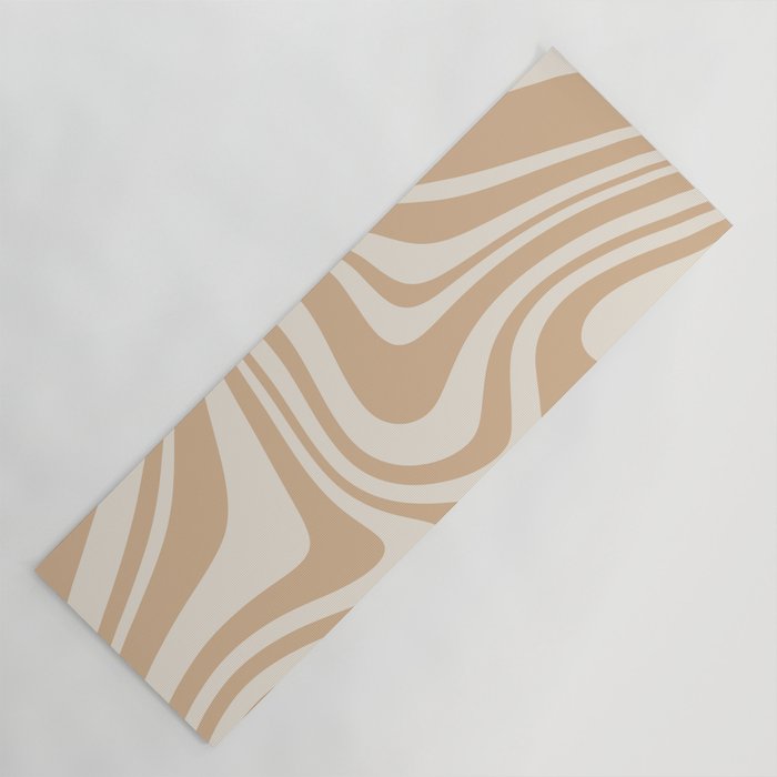 Abstract Wavy Stripes LII Yoga Mat Gallery Image 1