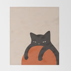 Cat Landscape 155 Throw Blanket Gallery Image 2