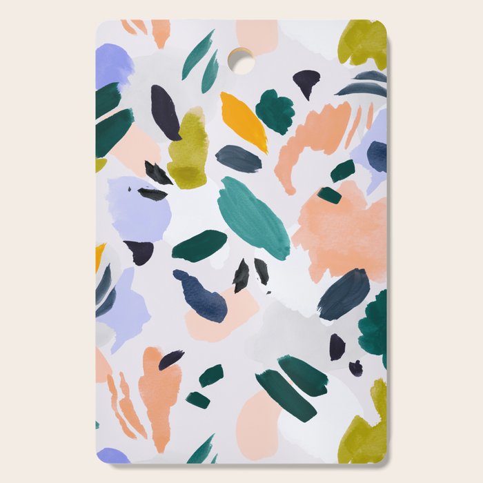 TERRAZZO BRUSHSTROKES Cutting Board Gallery Image 1