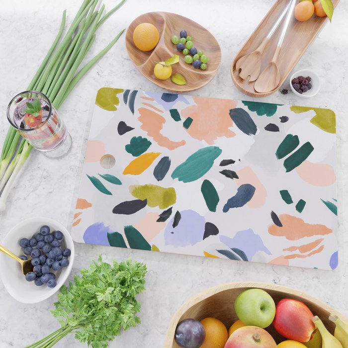 TERRAZZO BRUSHSTROKES Cutting Board Gallery Image 2