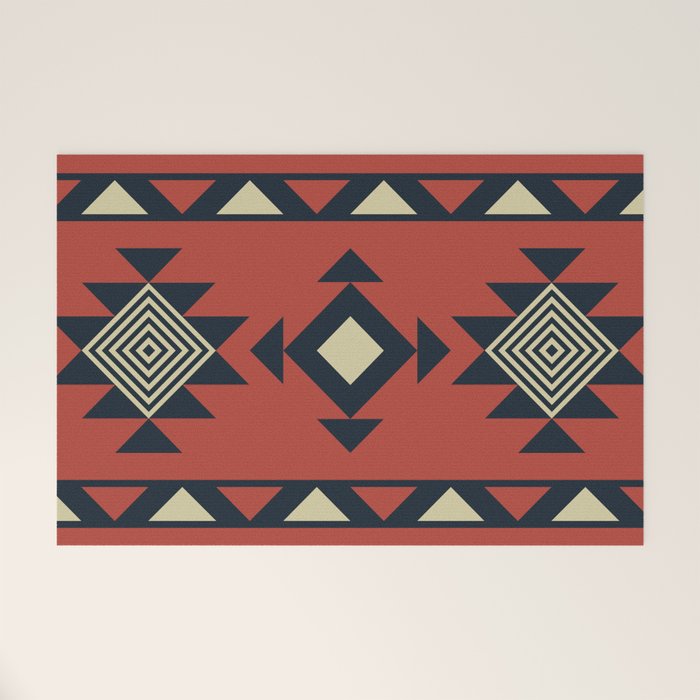 Aztec pattern Welcome Mat Gallery Image 1