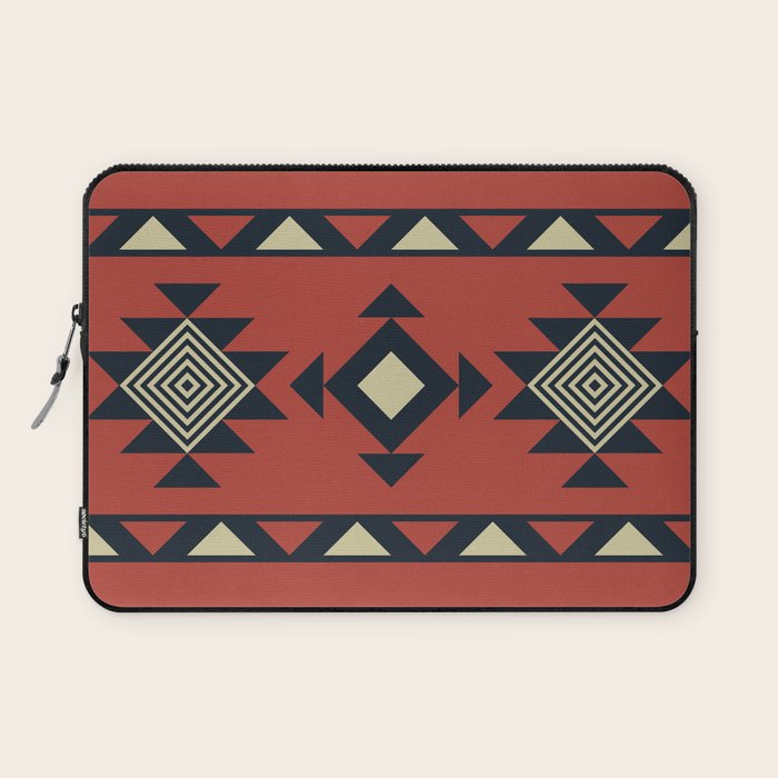 Aztec pattern Laptop Sleeve Gallery Image 1