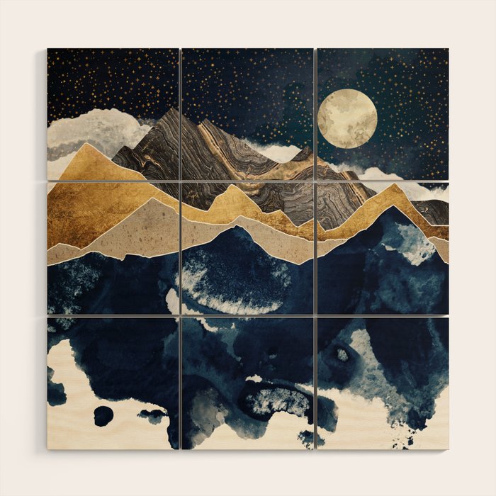 Midnight Winter Wood Wall Art Gallery Image 1