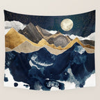 Midnight Winter Wall Tapestry Gallery Image 4