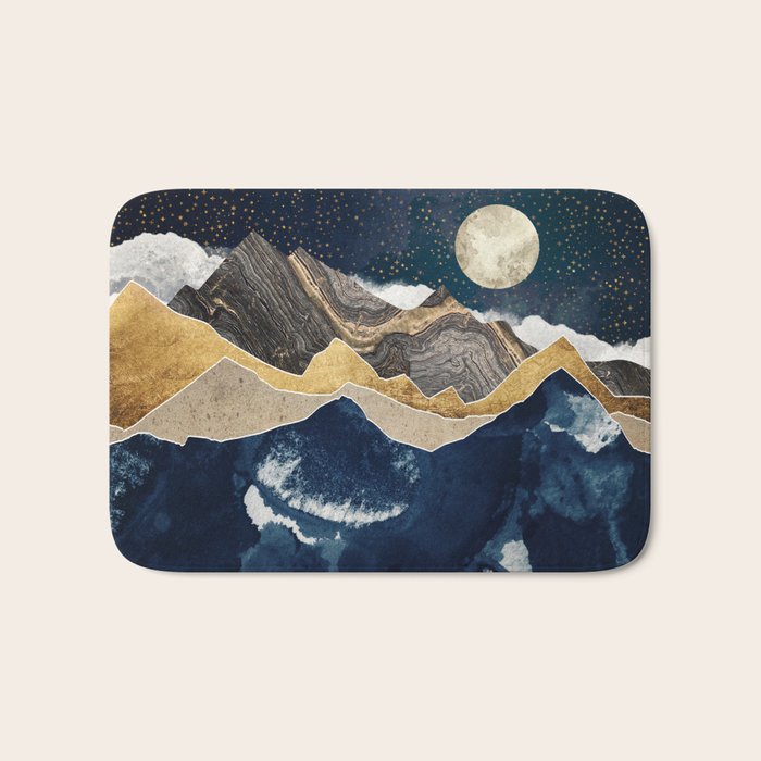 Midnight Winter Bath Mat Gallery Image 1