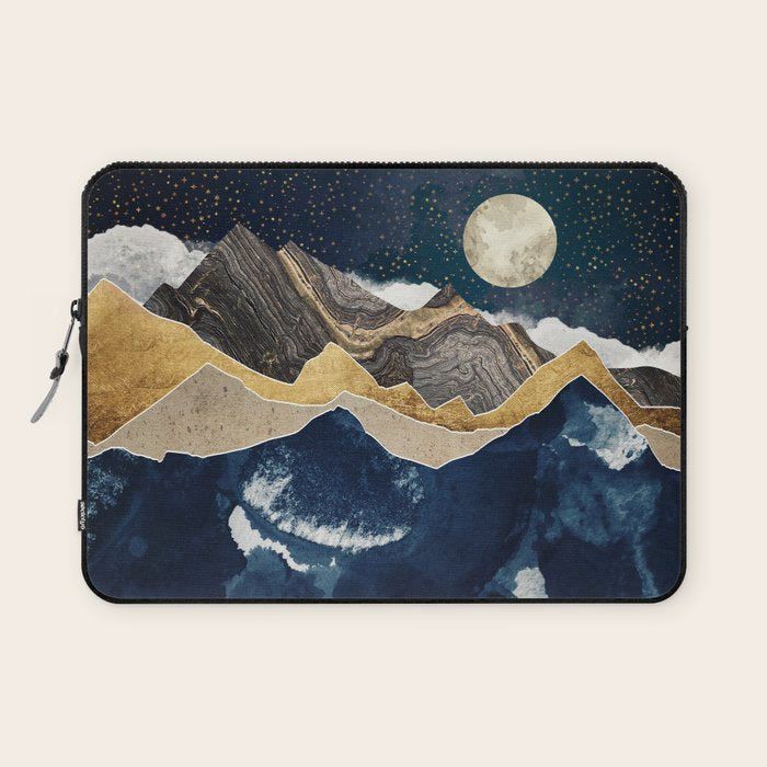 Midnight Winter Laptop Sleeve Gallery Image 1