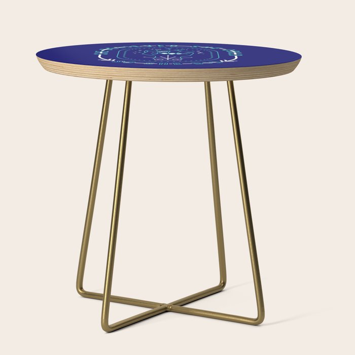 She Believed - Navy & Turquoise Palette Side Table Gallery Image 1