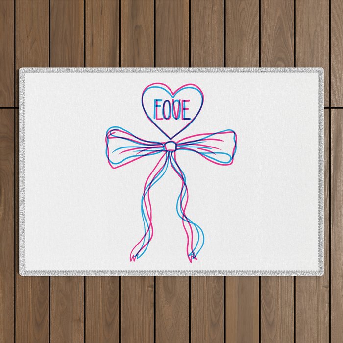 Foolish love Outdoor Rug Gallery Image 1
