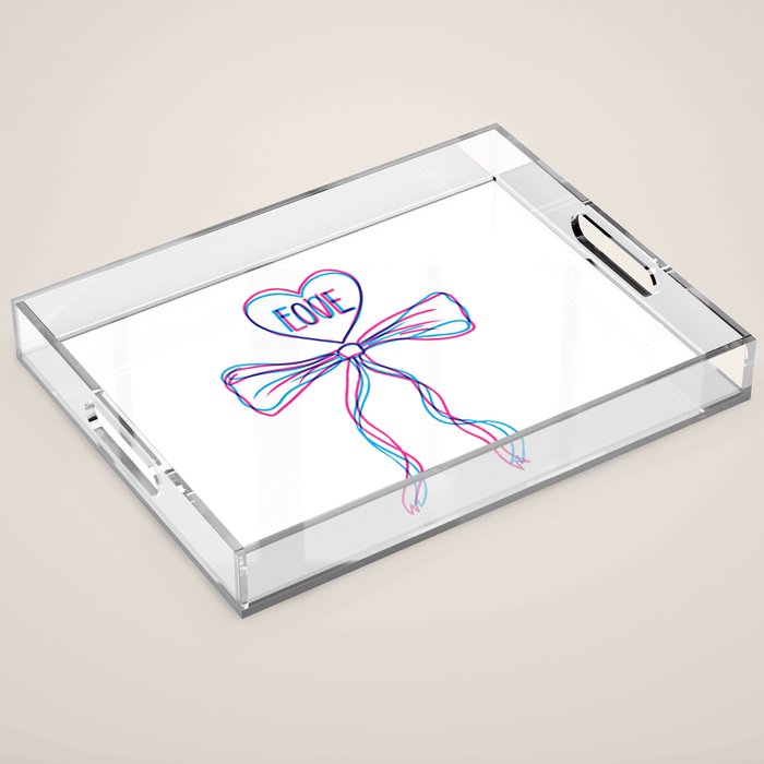 Foolish love Acrylic Tray Gallery Image 1