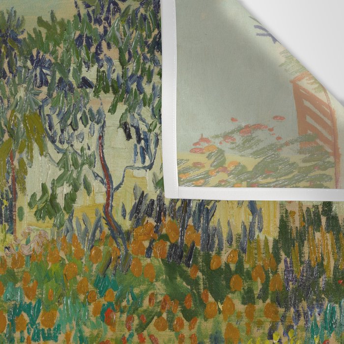 Garden at Arles by Vincent Van Gogh Wall Tapestry Gallery Image 3