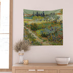 Garden at Arles by Vincent Van Gogh Wall Tapestry Gallery Image 2