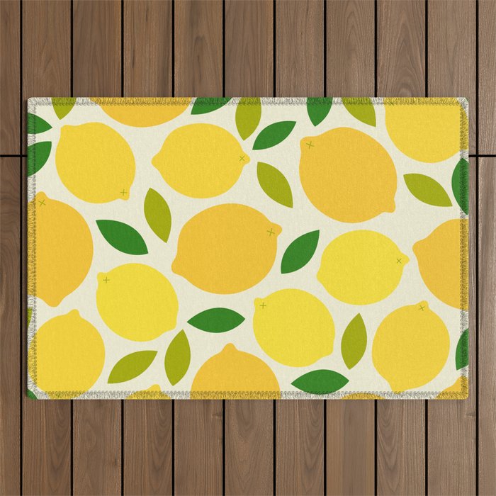 Lemon Outdoor Rug Gallery Image 1