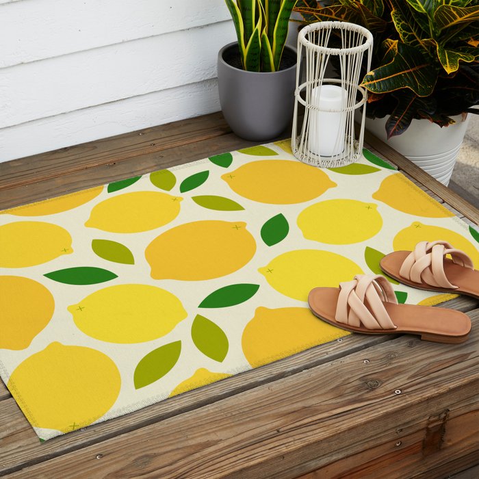 Lemon Outdoor Rug Gallery Image 2
