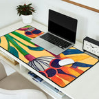 Bird of Paradise in Tropical Bloom Desk Mat Gallery Image 2